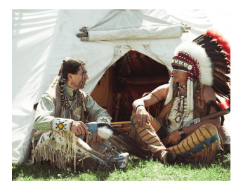 Historic photograph from the Nakota community